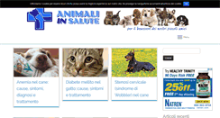 Desktop Screenshot of animaliinsalute.com